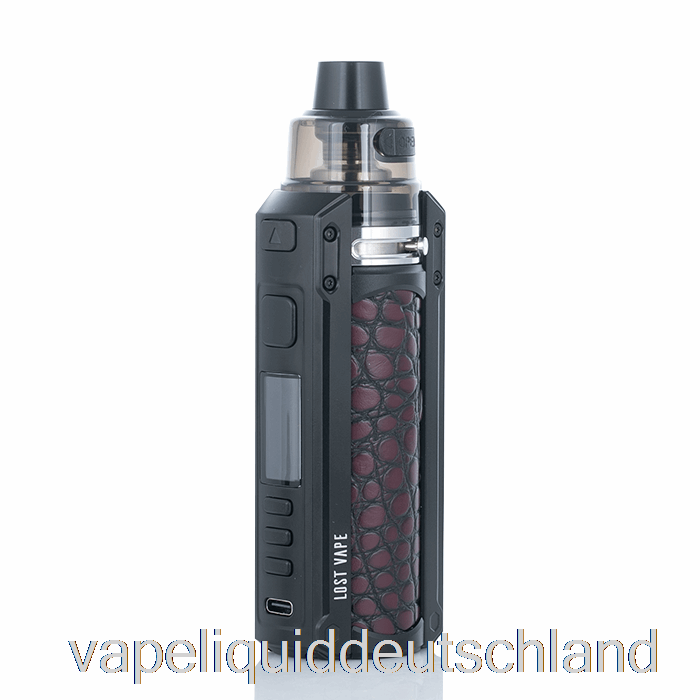 Lost Vape Ursa Quest 100 W Pod Mod Kit Schwarz / Krokodilleder Vape Deutschland